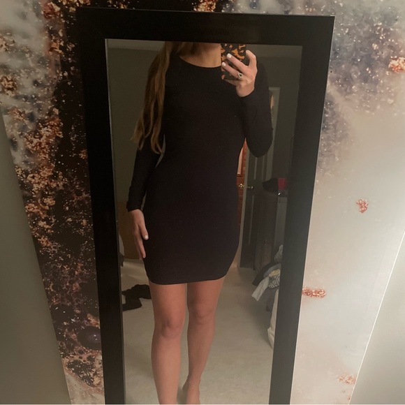 H&M Basics Long Sleeve Dress Size Small - Picture 4 of 4